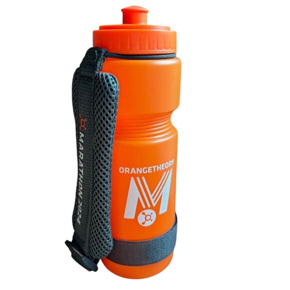 Orangetheory Marathon Month 2024 Finisher Hand Sleeve Running Water Bottle NEW - Picture 1 of 6
